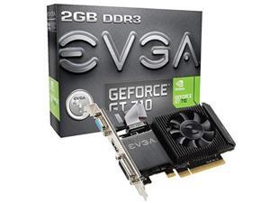 EVGA GT 710 2GB DDR3 64-Bit Graphics Card, Single Slot, Low Profile 02G-P3-2713-KR EVGA GT 710 2GB DDR3 64-Bit Graphics Card, Single Slot, Low Profile 02G-P3-2713-KR