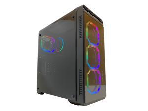 Cobratype HYDRA- Core i7 Gaming Desktop PC, GeForce RTX 2060, 16GB RAM, SSD, Windows 10, Wi-Fi, CUSTOM RGB LIGHTING, RGB keyboard/mouse included