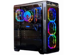 Cobratype VENOM Gaming Desktop PC - AMD Ryzen 4.0Ghz, GeForce GTX 1660, 16GB RAM, 500GB SSD, 500GB HDD