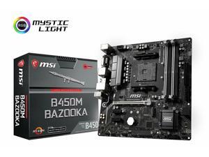 MSI Arsenal AMD Ryzen 1st & 2nd Gen AM4 DDR4 Micro-ATX Motherboard B450M Bazooka OpenBox MSI Arsenal AMD Ryzen 1st & 2nd Gen AM4 DDR4 Micro-ATX Motherboard B450M Bazooka OpenBox