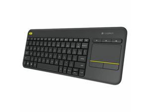 Logitech K400 Plus Wireless Touch Keyboard with Touchpad for PC connected