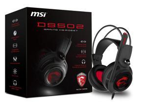MSI DS502 GAMING Headset with Surround Sound and Vibration