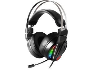 MSI GH70 Gaming RGB Stainless Steel 7.1 Surround Sound Audio Controller Headset
