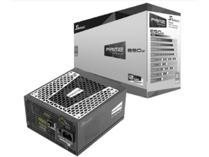 Seasonic PRIME TX-650, 650W 80+ Titanium, Full Modular, Fan Control in Fanless, Silent, and Cooling Mode, 12 Year Warranty, Perfect Power Supply for Gaming and High-Performance Systems, SSR-650TR