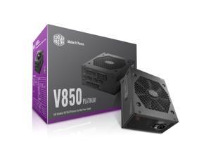 Cooler Master V850 Platinum, 850W 80 PLUS Platinum, Full-Modular, Japanese Capacitors, Single/Multi Rail Switch, TRM Cooling Mode Perfect Power Supply for Gaming and Various Application