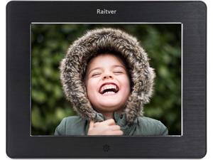 Raitver 8-Inch Digital Photo Frame with High Resolution LCD, MP3 Music and 1080P HD Video Playback, Auto On/Off Timer Raitver 8-Inch Digital Photo Frame with High Resolution LCD, MP3 Music and 1080P HD Video Playback, Auto On/Off Timer