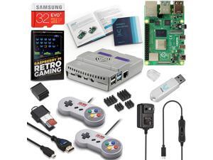 Vilros Raspberry Pi 4 SNES Style Retro Gaming Kit-Includes 2 SNES Style Gamepads and SNES Style Case (4GB RAM) Vilros Raspberry Pi 4 SNES Style Retro Gaming Kit-Includes 2 SNES Style Gamepads and SNES Style Case (4GB RAM)