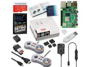 Vilros Raspberry Pi 4 SNES Style Retro Gaming Kit-Includes 2 SNES Style Gamepads and NES Style Case (8 GB) Vilros Raspberry Pi 4 SNES Style Retro Gaming Kit-Includes 2 SNES Style Gamepads and NES Style Case (8 GB)