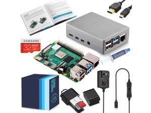 Vilros Raspberry Pi 4 Complete Starter Kit with Silver Heavy-Duty Self Cooling Aluminum Alloy Case (4GB RAM) Vilros Raspberry Pi 4 Complete Starter Kit with Silver Heavy-Duty Self Cooling Aluminum Alloy Case (4GB RAM)