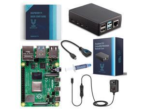 Vilros Raspberry Pi 4-8GB RAM-Basic Starter Kit with Heavy Duty Self Cooling Aluminum Alloy Case Vilros Raspberry Pi 4-8GB RAM-Basic Starter Kit with Heavy Duty Self Cooling Aluminum Alloy Case