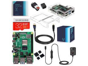 Vilros Raspberry Pi 4 Model B Complete Starter Kit with Dual Clear Transparent Case (8GB RAM) Vilros Raspberry Pi 4 Model B Complete Starter Kit with Dual Clear Transparent Case (8GB RAM)