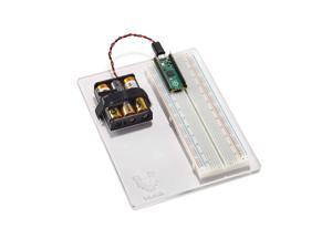 Breadboard and Battery Holder Panel for Raspberry Pi Pico (FULL SIZE BREADBOARD - 800 HOLE) Breadboard and Battery Holder Panel for Raspberry Pi Pico (FULL SIZE BREADBOARD - 800 HOLE)