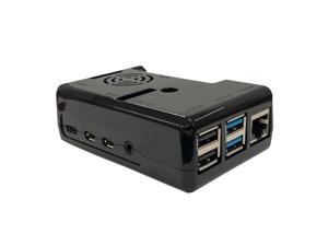 Vilros Raspberry Pi 4 Compatible Black Case with Built in Fan