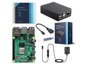 Vilros Raspberry Pi 4-4GB RAM-Basic Starter Kit with Heavy Duty Self Cooling Aluminum Alloy Case Vilros Raspberry Pi 4-4GB RAM-Basic Starter Kit with Heavy Duty Self Cooling Aluminum Alloy Case