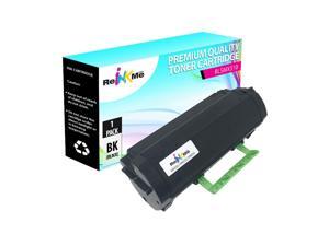 Black, 4-Packs Toner Eagle Toner Refill Kits Compatible with Lexmark MX510 MX511 MX610 MX611 601X 60F1X00 with Chips.