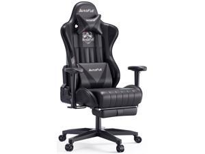 AutoFull Gaming Chair Desk Chair Office Chair Ergonomic High Back Computer Chair with Height Adjustment, Footrest,Headrest and Lumbar Support E-Sports Swivel Chair,black AutoFull Gaming Chair Desk Chair Office Chair Ergonomic High Back Computer Chair with Height Adjustment, Footrest,Headrest and Lumbar Support E-Sports Swivel Chair,black