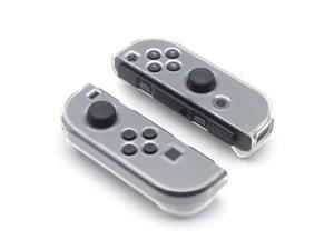 OSTENT Crystal Clear Hard Cover Case Guards for Nintendo Switch Joy-Con Controller