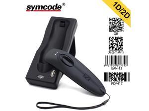 Symcode MJR40 Bluetooth 2.4Ghz Wireless 2D Barcode Scanner Screen Mobile Payment 2D 1D QR Bar Code Reader