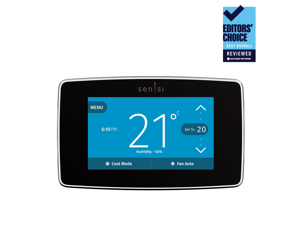 Emerson Sensi Touch Smart Wi-Fi Thermostat - Black model with Touchscreen Colour Display