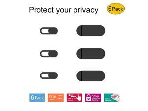 Webcam Cover,Ultra-Thin Web Camera Cover Slider Works with Most Tablet, Laptop,PC and All-in-One Desktops, Ultra-Adhesive Camera Privacy Assistant to Protect Privacy Every Moment(Black,6Pack) Webcam Cover,Ultra-Thin Web Camera Cover Slider Works with Most Tablet, Laptop,PC and All-in-One Desktops, Ultra-Adhesive Camera Privacy Assistant to Protect Privacy Every Moment(Black,6Pack)
