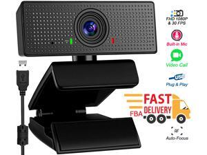 1080P Webcam, Dual Built-in Microphones, Full HD Webcam for Computers PC Laptop Desktop, USB Plug and Play, Conference Calling, Study Video Teaching,Work from Home Webcam Skype,Zoom 1080P Webcam, Dual Built-in Microphones, Full HD Webcam for Computers PC Laptop Desktop, USB Plug and Play, Conference Calling, Study Video Teaching,Work from Home Webcam Skype,Zoom
