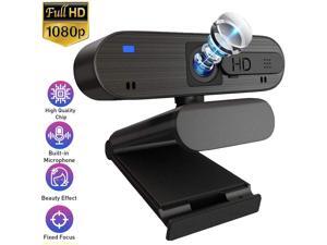 HD Pro Webcam 1080P with Dual Microphone & Privacy Cover Slide, Autofocus Widescreen USB Computer Camera for PC Desktop&Laptop, 4K Streaming Web Camera for Video Calling Recording Conferencing Gaming HD Pro Webcam 1080P with Dual Microphone & Privacy Cover Slide, Autofocus Widescreen USB Computer Camera for PC Desktop&Laptop, 4K Streaming Web Camera for Video Calling Recording Conferencing Gaming