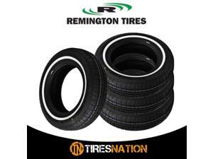 4 New Remington LX Touring W/W White Side Wall 155/80R13 79S All Season Tires 4 New Remington LX Touring W/W White Side Wall 155/80R13 79S All Season Tires