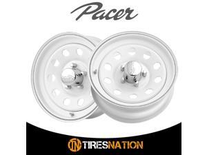 (2) Pacer 43255W WHITE MOD 14X6 5X4.50 83.70 Hub +00 Offset White Wheel Rim (2) Pacer 43255W WHITE MOD 14X6 5X4.50 83.70 Hub +00 Offset White Wheel Rim