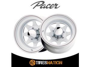 (2) Pacer 603310W WHITE SPOKE 16X7 8X6.50 130.81 Hub +00 Offset White Wheel Rim (2) Pacer 603310W WHITE SPOKE 16X7 8X6.50 130.81 Hub +00 Offset White Wheel Rim