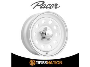 (1) Pacer 43255W WHITE MOD 14X6 5X4.50 83.70 Hub +00 Offset White Wheel Rim (1) Pacer 43255W WHITE MOD 14X6 5X4.50 83.70 Hub +00 Offset White Wheel Rim