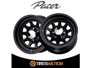 (2) Pacer 605342B BLACK DAYTONA 17X8 5X5.50 108.71 Hub +00 Black Wheel Rim (2) Pacer 605342B BLACK DAYTONA 17X8 5X5.50 108.71 Hub +00 Black Wheel Rim