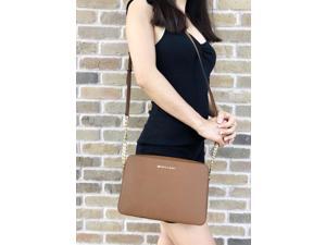 Michael Kors Jet Set East West Large Crossbody Luggage Brown Michael Kors Jet Set East West Large Crossbody Luggage Brown