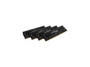 HyperX Predator 64GB (4 x 16GB) DDR4 3000 RAM (Desktop Memory) CL15 Black DIMM (288-Pin) HX430C15PB3K4/64