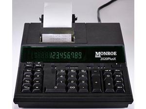 Monroe 2020PlusX 12-Digit Medium-Duty Color Printing Calculator / Adding Machine in Black Monroe 2020PlusX 12-Digit Medium-Duty Color Printing Calculator / Adding Machine in Black