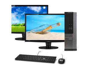 Dell OptiPlex 3020 SFF Computer Desktop PC, Intel Core i5 Processor, 16GB Ram, 120GB M.2 SSD, 1 TB HDD, New DUAL Dell 19 Inch Monitor, BTO Wi-Fi & Bluetooth, Windows 10 Pro (Renewed) Dell OptiPlex 3020 SFF Computer Desktop PC, Intel Core i5 Processor, 16GB Ram, 120GB M.2 SSD, 1 TB HDD, New DUAL Dell 19 Inch Monitor, BTO Wi-Fi & Bluetooth, Windows 10 Pro (Renewed)