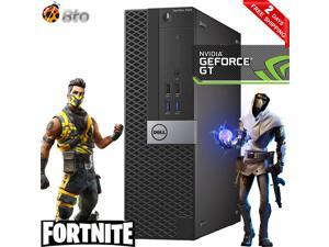 Gaming Dell 7040 SFF Computer Core i5 6th, 8GB Ram, 500GB HDD, 256 GB NVMe SSD, AMD RX 550, Keyboard and Mouse, Wi-Fi, Win10 Home Desktop PC