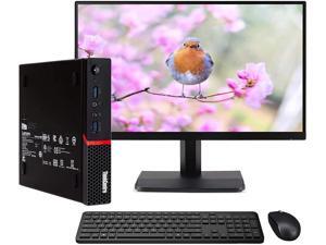 Lenovo ThinkCentre M700 Tiny PC, Intel Quad Core i5 6400T Processor, 16GB Ram, 512GB M.2 SSD, BTO Wireless Keyboard & Mouse, Wifi, New 23.8" LCD Monitors, Win 10 Pro (Renewed) Lenovo ThinkCentre M700 Tiny PC, Intel Quad Core i5 6400T Processor, 16GB Ram, 512GB M.2 SSD, BTO Wireless Keyboard & Mouse, Wifi, New 23.8" LCD Monitors, Win 10 Pro (Renewed)