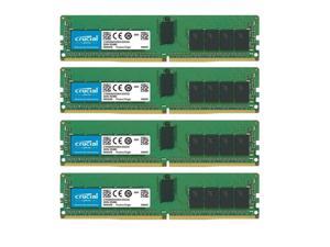 64GB 4x16GB DDR4-2666 PC4-21300 2Rx8 ECC Registered Memory Crucial Micron Server Memory Model CT16G4RFD8266