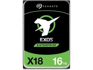 Seagate Exos 16TB Enterprise HDD X18 SATA 6Gb/s 512e/4Kn 7200 RPM 256MB Cache 3.5" Internal Hard Drive (ST16000NM000J)