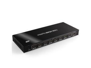 Ultra HD 1.3 HDMI Splitter 1X8 8 Port Repeater Amplifier Hub 3D 1080p 1 In 8 Out