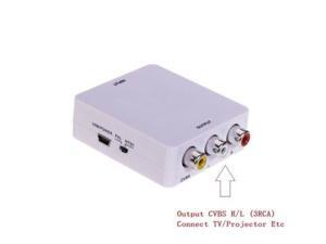 Easyday 1080P HDMI to AV 3RCA Composite Audio Video Converter Supporting PAL / NTSC with USB Power Cable Easyday 1080P HDMI to AV 3RCA Composite Audio Video Converter Supporting PAL / NTSC with USB Power Cable