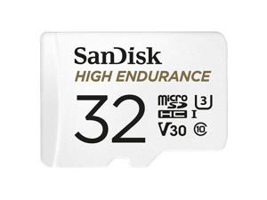 SanDisk 32GB 32G High Endurance microSD MicroSDHC  C10 U3 V30 100MB/s Flash Memory Cards with Full HD 4k for dash cam,home monitoring,security system Surveillance
