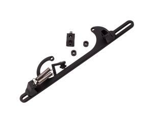 Black Aluminum Throttle Cable Carb Bracket Kit For 4150 4160 Carb 350 402 SBC Black Aluminum Throttle Cable Carb Bracket Kit For 4150 4160 Carb 350 402 SBC