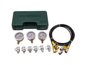 Hydraulic Pressure Testing Gauge Diagnostic Couplings Kit For Excavator Hydraulic Pressure Testing Gauge Diagnostic Couplings Kit For Excavator
