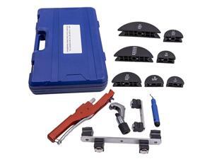 Pipe Tube Bender HVAC Refrigeration Ratchet Bending Cutter Deburring Tool Kit Pipe Tube Bender HVAC Refrigeration Ratchet Bending Cutter Deburring Tool Kit