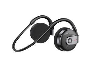Behind The Head Headphones, itayak Bluetooth 5.0 Neckband Headphones Lightweight Small Wireless Sports Sweatproof Headset with Built-in Microphone, Carrying Case (Black) Behind The Head Headphones, itayak Bluetooth 5.0 Neckband Headphones Lightweight Small Wireless Sports Sweatproof Headset with Built-in Microphone, Carrying Case (Black)