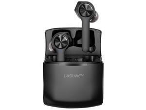 LASUNEY Bluetooth 5.0 True Wireless Earbuds with Wireless Charging Case for iPhone Android, 42H Cyclic Playtime Waterproof TWS Stereo Headphones with mic, in-Ear Earphones Headset for Sport LASUNEY Bluetooth 5.0 True Wireless Earbuds with Wireless Charging Case for iPhone Android, 42H Cyclic Playtime Waterproof TWS Stereo Headphones with mic, in-Ear Earphones Headset for Sport