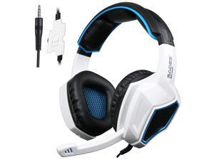 Sades SA920 3.5mm Wired Stereo Gaming Over Ear Headset with Microphone and Revolution Volume Control for Xbox One / Xbox 360 / PS4 / PC /Cell phones / iPad (Black/White) Sades SA920 3.5mm Wired Stereo Gaming Over Ear Headset with Microphone and Revolution Volume Control for Xbox One / Xbox 360 / PS4 / PC /Cell phones / iPad (Black/White)
