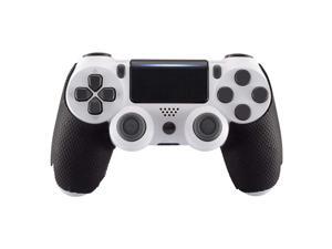 eXtremeRate Professional Textured Soft Rubber Handle Grips for Playstation 4 PS4 Slim//PS4 Pro Controller Improve The Grip and Comfort
