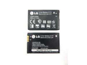 OEM LG Li-Ion LGIP-430N 900mAh 3.7V 3.4Wh Cell Phone Battery (L) SBPL0098901 OEM LG Li-Ion LGIP-430N 900mAh 3.7V 3.4Wh Cell Phone Battery (L) SBPL0098901